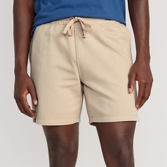 Men's Old Navy Tan Sweat Shorts - Picture 2 of 7